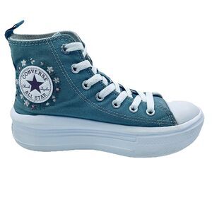 Converse Chuck Taylor All Star Move High Top Platform Sneaker Floral Girls US 2